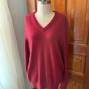 Brooks Brothers 100% Cashmere 3-Ply Sweater Knitted in Scotland Medium